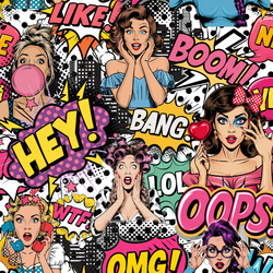 Pop art girl